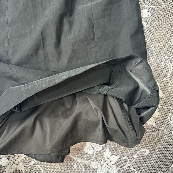 Judith & Charles Black Sleeveless Linen Blend Sheath Dress Sz 6 - Picture 11 of 12